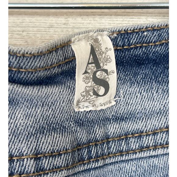 Altar’d State Women’s 30 Blue Flared Leg Boho Denim Jeans Casual - Picture 5 of 7